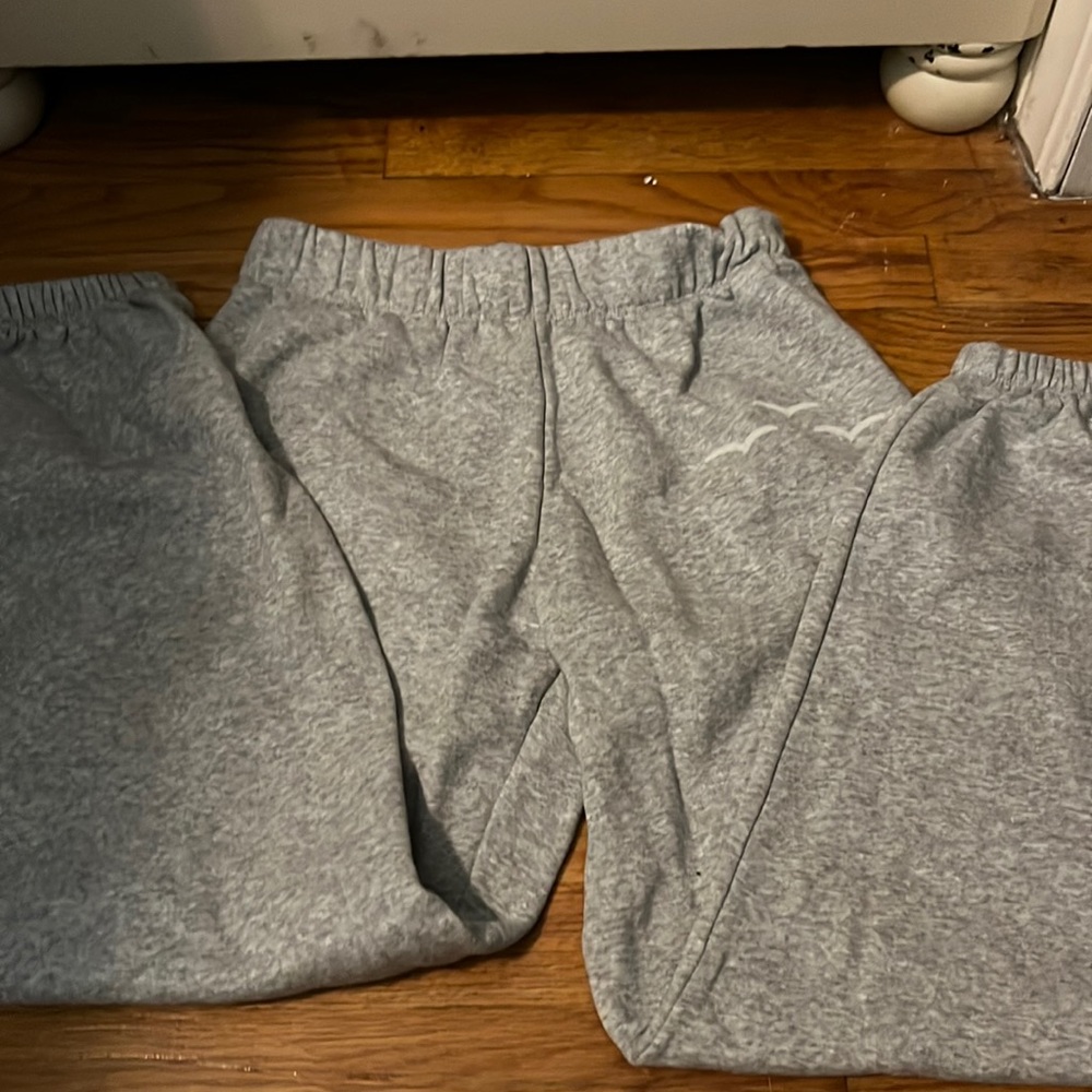 Grey sweatpants